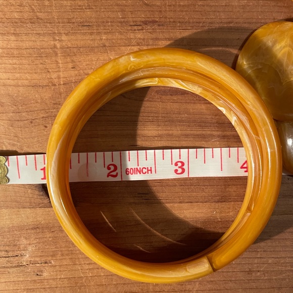 Butterscotch necklace and bracelet set - Picture 7 of 7